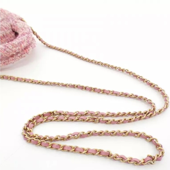 NEW Chanel Kelly Pink Tweed Top Handle Nano Mini Shopper Bag 23K Collection - Picture 5 of 7